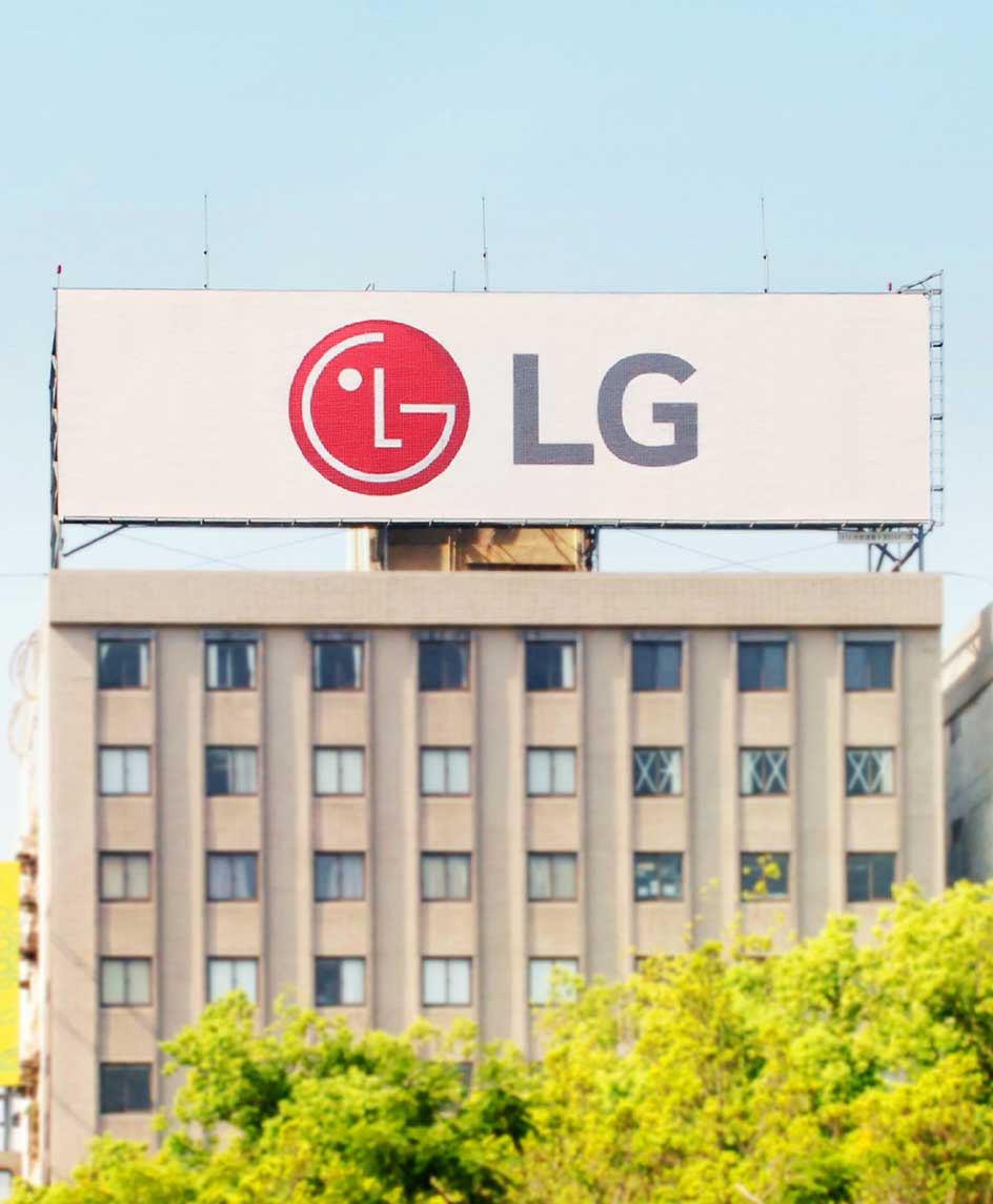 忠孝東路 LG LED視頻廣告