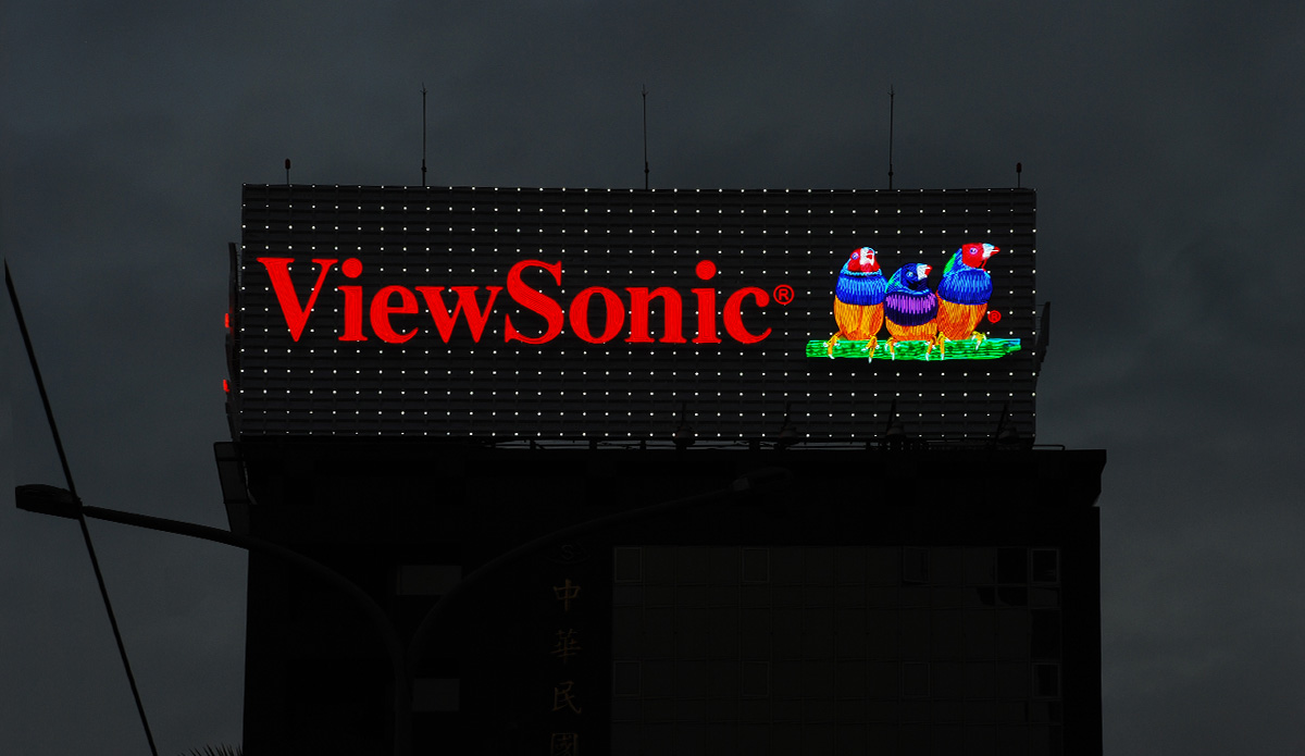 Viewsonic忠孝松仁霓虹LED廣告招牌